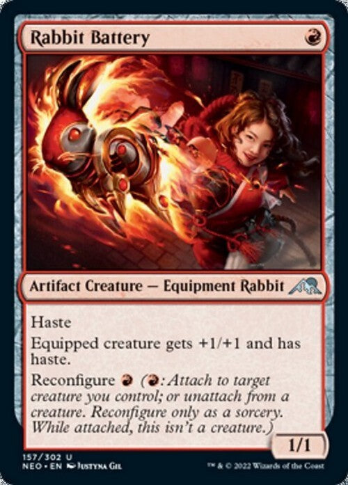 Rabbit Battery ~ Kamigawa: Neon Dynasty [ NM ] [ Magic MTG ]