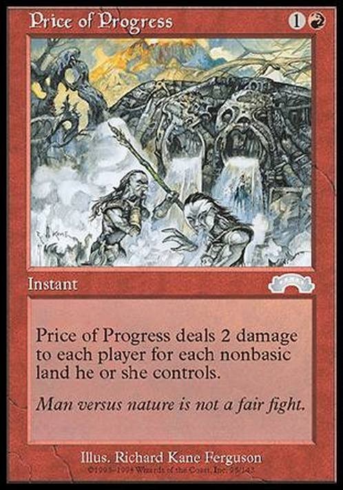 Price of Progress ~ Exodus [ EX ] [ Magic MTG ]