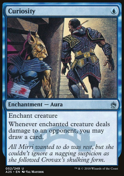 Curiosity ~ Masters 25 [ EX ] [ Magic MTG ]