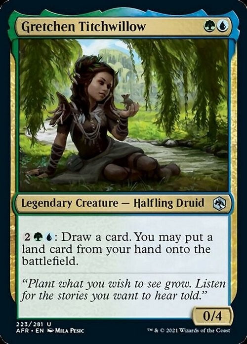 Gretchen Titchwillow ~ Adventures in the Forgotten Realms [ NM ] [ MTG ]