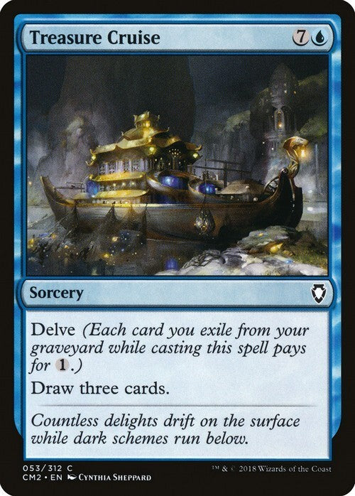 Treasure Cruise ~ Commander Anthology 2 [ NM ] [ Magic MTG ]