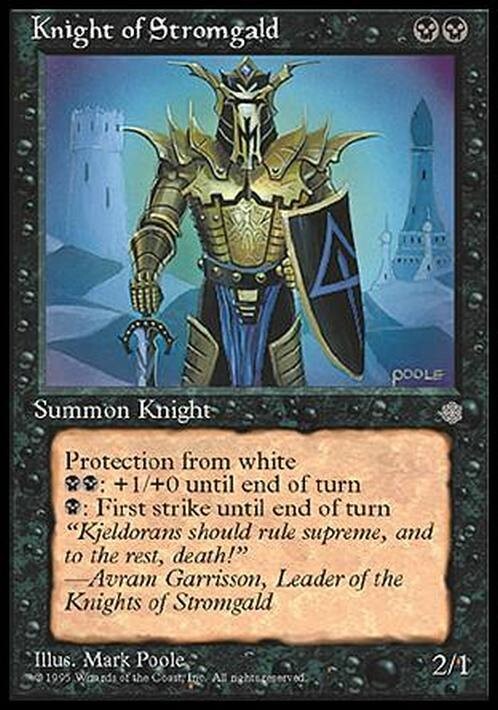 Knight of Stromgald ~ Ice Age [ EX ] [ Magic MTG ]