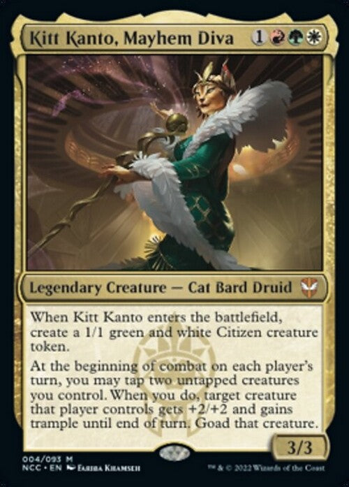 Kitt Kanto, Mayhem Diva ~ Commander: Streets of New Capenna [ NM ] [ MTG ]