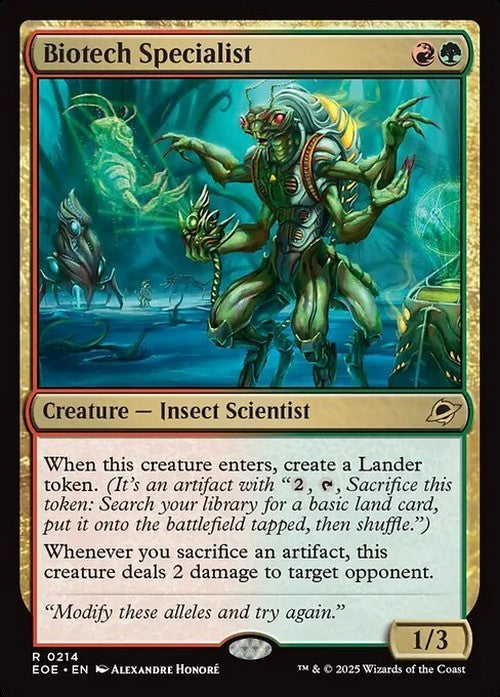 Biotech Specialist ~ Edge of Eternities [ NM ] [ Magic MTG ]