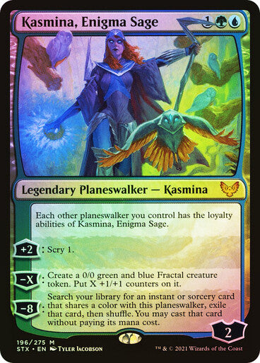 FOIL Kasmina, Enigma Sage ~ Strixhaven [ NM ] [ Magic MTG ]