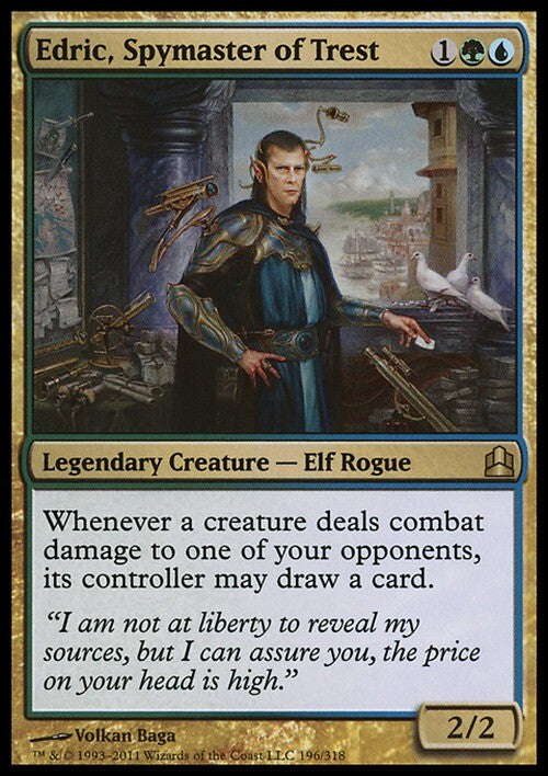 Edric, Spymaster of Trest ~ Commander 2011 [ EX ] [ Magic MTG ]