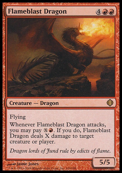 Flameblast Dragon ~ Shards of Alara [ EX ] [ Magic MTG ]