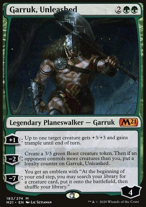 Garruk, Unleashed ~ Core 2021 [ EX ] [ Magic MTG ]