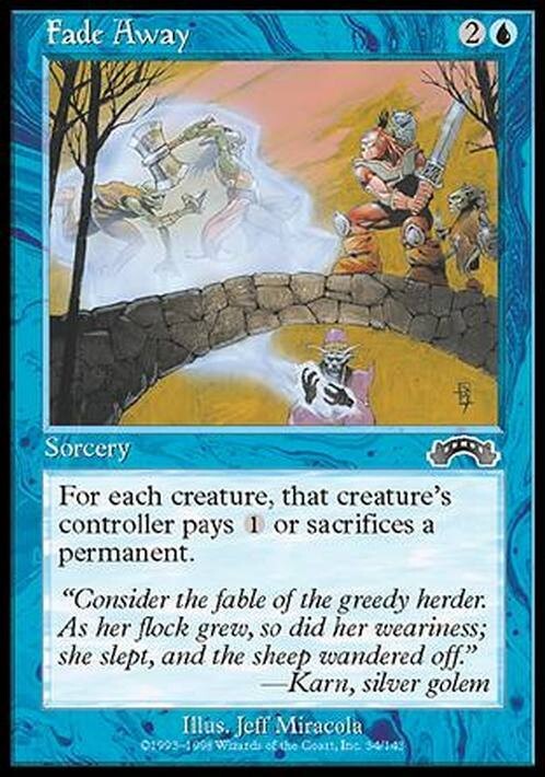 Fade Away ~ Exodus [ EX ] [ Magic MTG ]