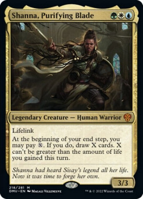 Shanna, Purifying Blade ~ Dominaria United [ NM ] [ Magic MTG ]
