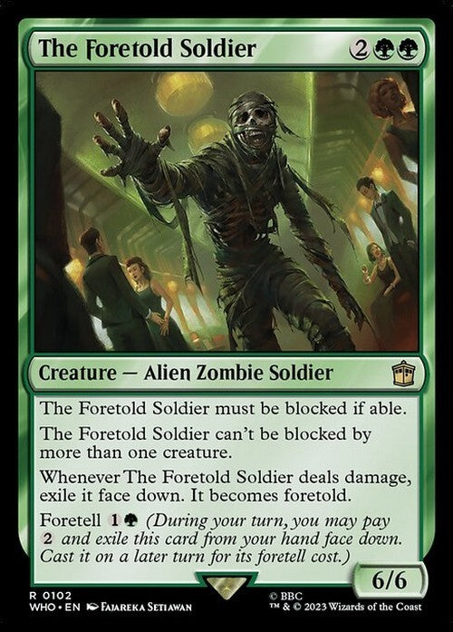 The Foretold Soldier ~ Commander: Doctor Who [ NM ] [ Magic MTG ]
