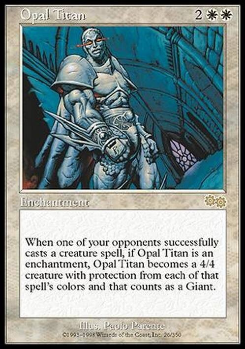 Opal Titan ~ Urza's Saga [ EX ] [ Magic MTG ]