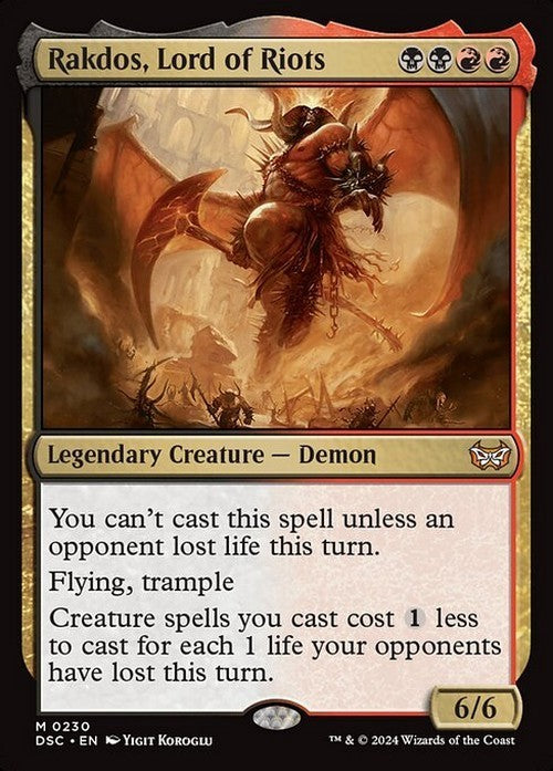 Rakdos, Lord of Riots ~ Commander: Duskmourn [ NM ] [ Magic MTG ]