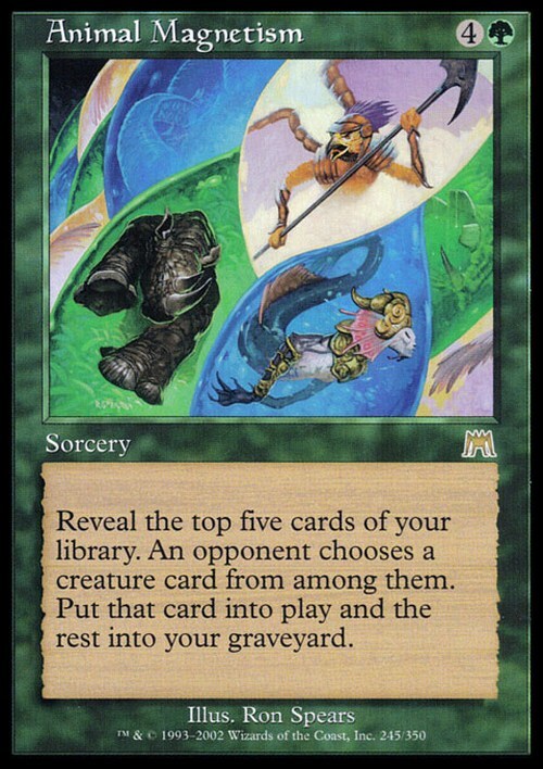 Animal Magnetism ~ Onslaught [ EX ] [ Magic MTG ]