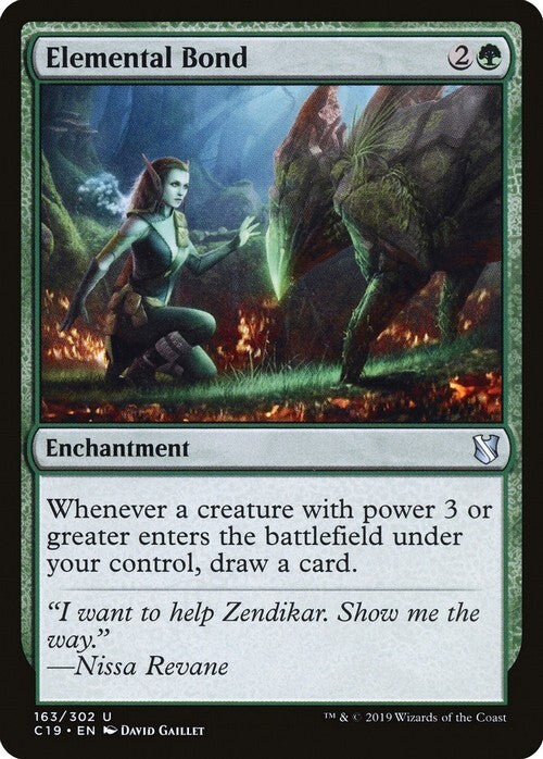 Elemental Bond ~ Commander 2019 [ EX ] [ Magic MTG ]