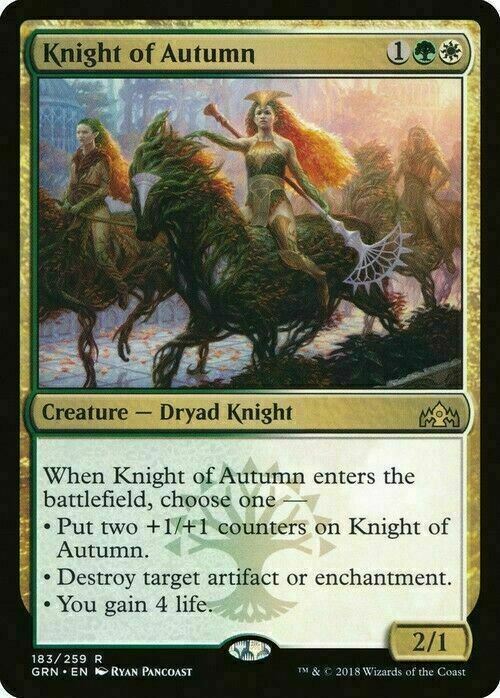 Knight of Autumn ~ Guilds of Ravnica [ NM ] [ Magic MTG ]