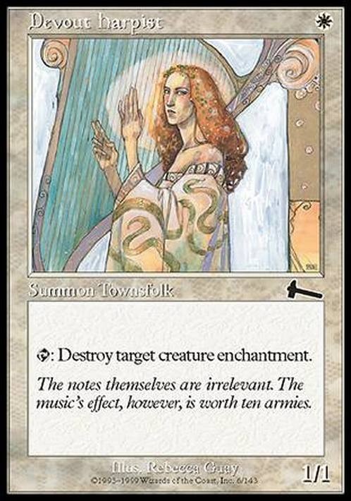 Devout Harpist ~ Urza's Legacy [ EX ] [ Magic MTG ]