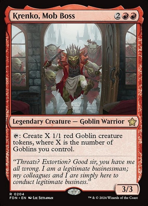 Krenko, Mob Boss ~ Foundations [ NM ] [ Magic MTG ]