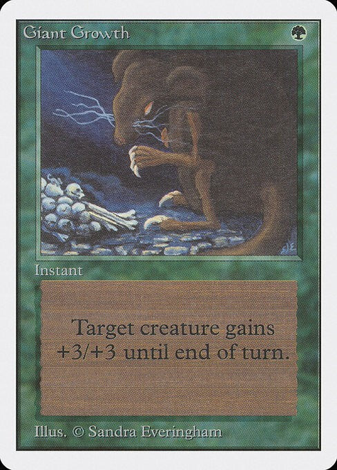 Giant Growth ~ Unlimited [ NM ] [ Magic MTG ]