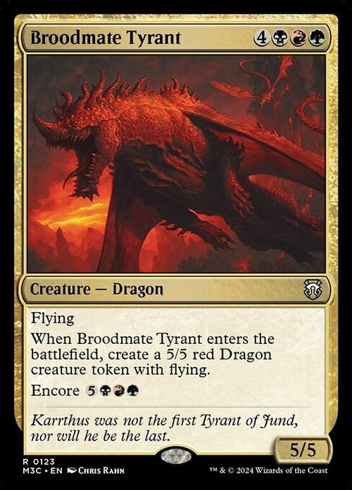 Broodmate Tyrant ~ Commander: Modern Horizons 3 [ NM ] [ Magic MTG ] - London Magic Traders Ltd