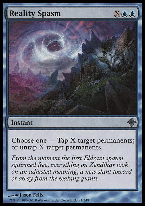 Reality Spasm ~ Rise of the Eldrazi [ EX ] [ Magic MTG ]