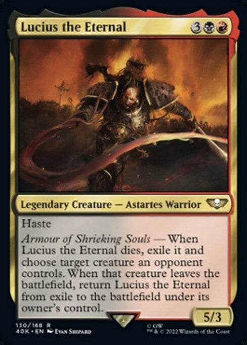Lucius the Eternal ~ Commander: Warhammer 40,000 [ NM ] [ Magic MTG ]