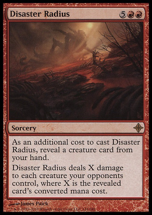 Disaster Radius ~ Rise of the Eldrazi [ EX ] [ Magic MTG ]