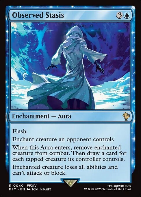 Observed Stasis ~ Commander: Final Fantasy [ NM ] [ Magic MTG ]
