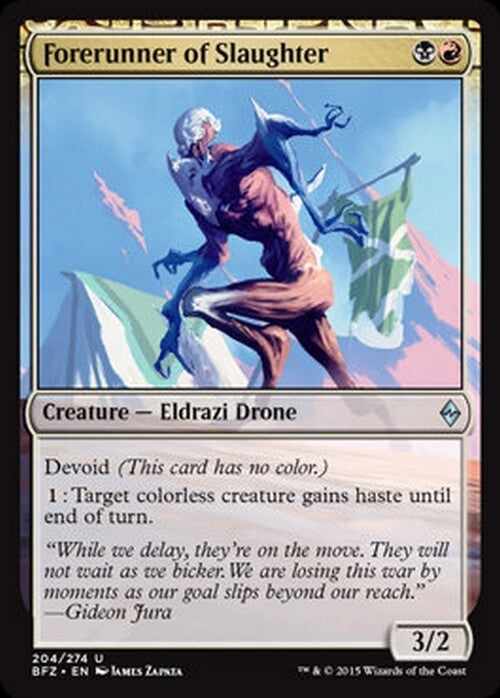 Forerunner of Slaughter ~ Battle for Zendikar [ EX ] [ Magic MTG ]