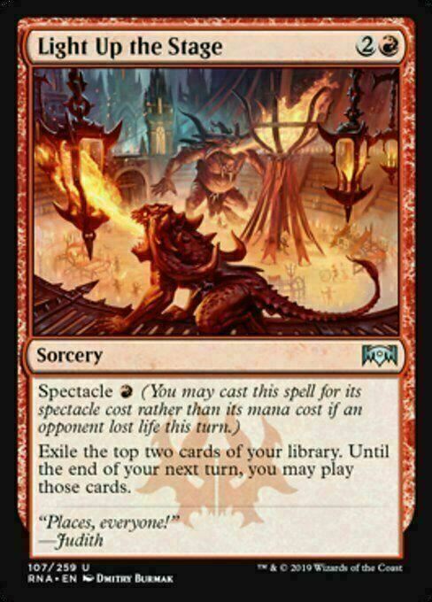Light Up the Stage ~ Ravnica Allegiance [ NM ] [ Magic MTG ]