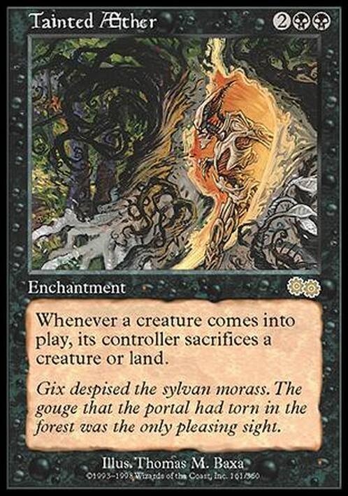 Tainted Aether ~ Urza's Saga [ PLAYED ] [ Magic MTG ]