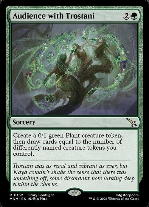 Audience with Trostani ~ Murders at Karlov Manor [ NM ] [ Magic MTG ]