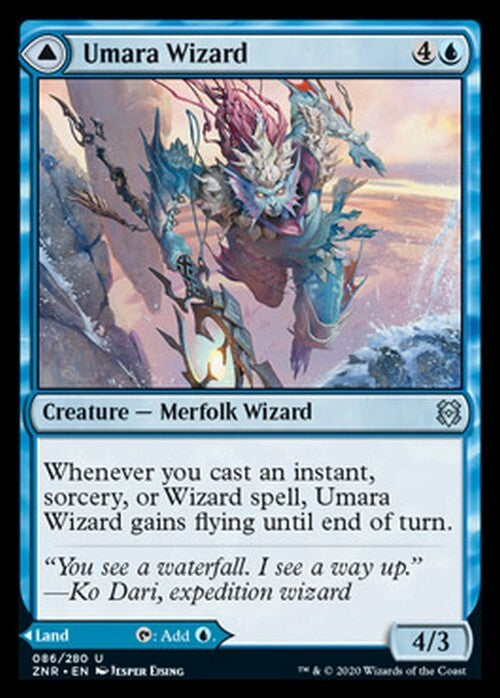 Umara Wizard / Umara Skyfalls ~ Zendikar Rising [ NM ] [ Magic MTG ]