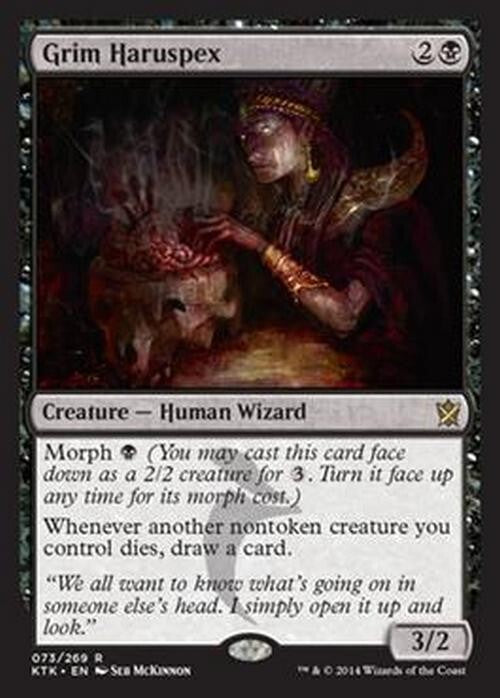 Grim Haruspex ~ Khans of Tarkir [ EX ] [ Magic MTG ]