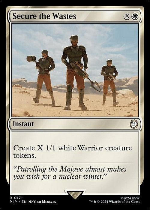 Secure the Wastes ~ Commander: Fallout [ NM ] [ Magic MTG ]