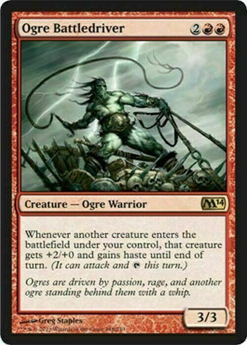 Ogre Battledriver ~ Magic 2014 [ EX ] [ Magic MTG ]