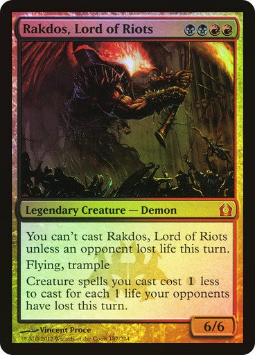 FOIL Rakdos, Lord of Riots ~ Return to Ravnica [ EX ] [ Magic MTG ]