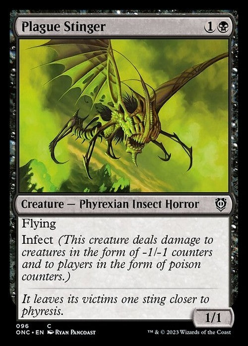 Plague Stinger ~ Commander: Phyrexia [ NM ] [ Magic MTG ]