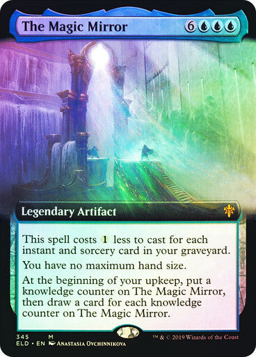 FOIL BORDERLESS The Magic Mirror ~ Throne of Eldraine [ NM ] [ Magic MTG ]
