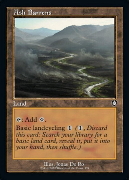 Ash Barrens ~ Commander: The Brothers' War [ NM ] [ Magic MTG ]