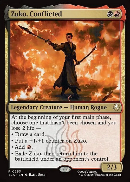 Zuko, Conflicted ~ Avatar: The Last Airbender [ NM ] [ Magic MTG ]