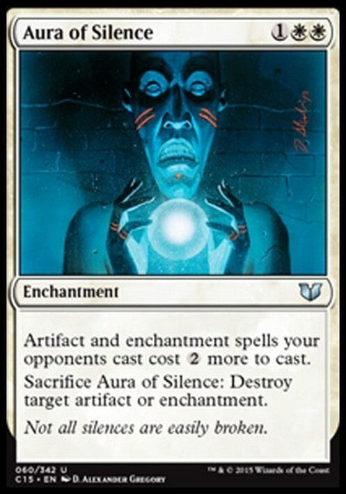 Aura of Silence ~ Commander 2015 [ EX ] [ Magic MTG ]