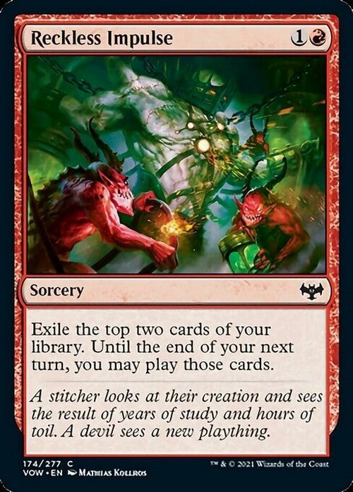 Reckless Impulse ~ Crimson Vow [ NM ] [ Magic MTG ]