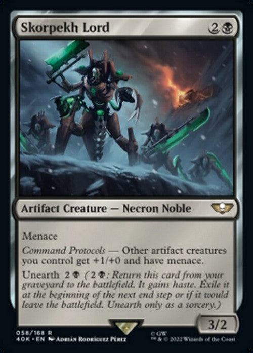 Skorpekh Lord ~ Commander: Warhammer 40,000 [ NM ] [ Magic MTG ]