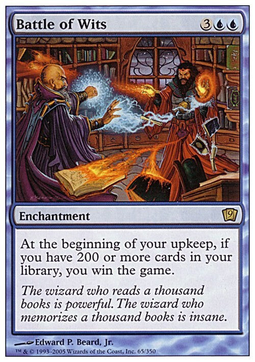 Battle of Wits ~ Ninth Edition [ EX ] [ Magic MTG ]