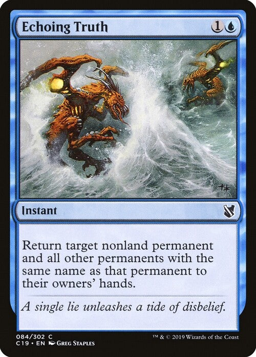Echoing Truth ~ Commander 2019 [ EX ] [ Magic MTG ]