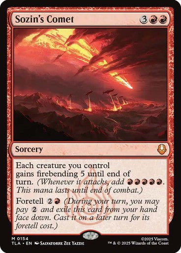Sozin's Comet ~ Avatar: The Last Airbender [ NM ] [ Magic MTG ]