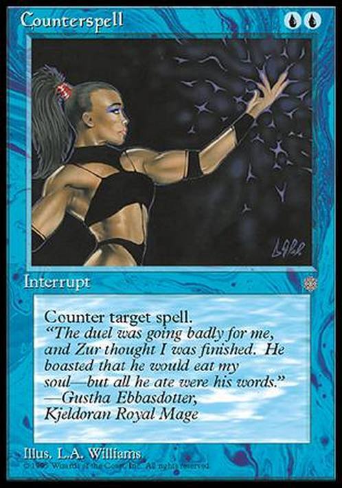 Counterspell ~ Ice Age [ EX ] [ Magic MTG ]