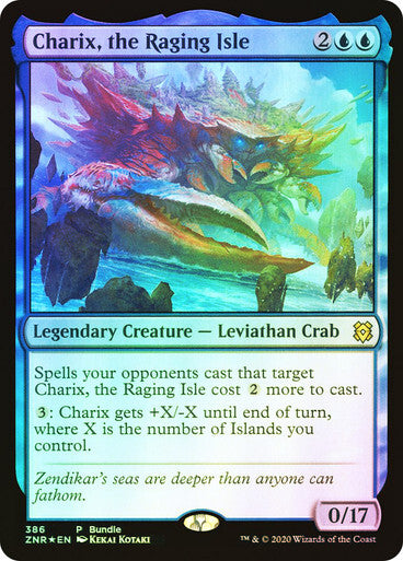 FOIL Charix, the Raging Isle ~ Promo Zendikar Rising [ NM ] [ Magic MTG ]