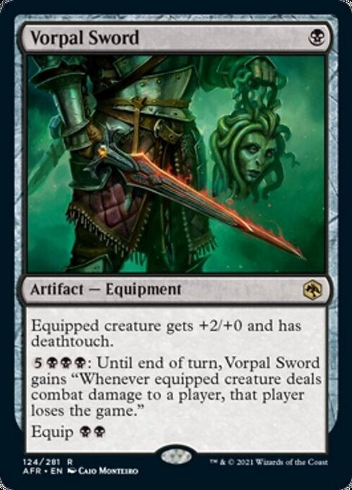 Vorpal Sword ~ Adventures in the Forgotten Realms [ NM ] [ Magic MTG ]